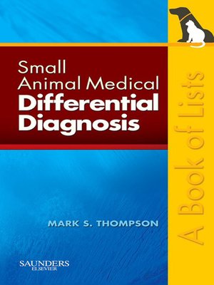 cover image of Small Animal Medical Differential Diagnosis E-Book